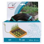 Jardibric - kit complet d'arrosage sp�cial carr� potager goutte � goutte irrigation pr�cise et �conomique ...