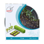 Jardibric - kit complet d'arrosage goutte  goutte 16 mm 25m 50 goutteurs 1 poinon 10 bouchons 6 2 ...