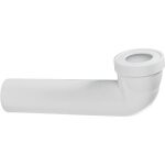 Jardibric - pipe wc longue coude avec piquage 100 m / 40 f ? 400 mm ? emboture 85 / 105 ? connexion ...