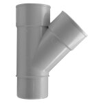 Jardibric - profilt� culotte 1 m�le / 2 femelle �50 gris ? raccord pvc pour brancher deux lignes de descente ...