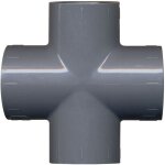 Jardibric - raccord pvc pression en croix �25 mm