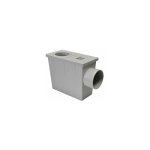 Regard eaux pluviales jardibric ? vacuation directe en pied de chute de gouttire ? 27 x 22 x 14 cm