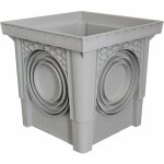 Jardibric - regard / rhausse collecteur eaux pluviales ? 20 x 20 cm ? livr sans couvercle ? pvc rsistant ...