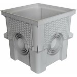 Regard / rhausse jardibric ? collecteur eaux pluviales 30 x 30 cm ? livr sans couvercle ? pose enterre ...