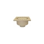 Jardibric - siphon de cour 200 x 200 mm ? sable ? r�sistance m�canique et chimique ? adapt� ext�rieur ...