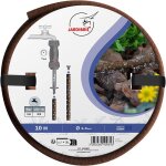 Jardibric - tuyau poreux marron 4x6mm ? 10m ? dbit 3, 9l / h par mtre  1 bar