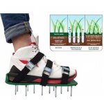 Jardin pelouse a�rateur chaussures sandale a�ration de spike paire de grass vert outil � pointes lache ...