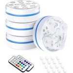 Jardin piscine lumi�re led submersible, projecteur piscine �tanche sous - marines multi - couleur avec ...