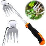 Jardinage besherbeur manuel, arrache mauvaise herbe avec manche, couteau d�sherbeur, outil pour desherber, ...