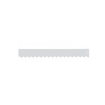 Jardinex - bordure jardin droite acier galvanis - 99 x 12 cm - gris galvanis