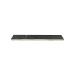 Jardinex - bordure de jardin piquet ardoise cliv�e 80x10x3 cm - noir (lot de 1)