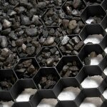 Jardinex - stabilisateurs de graviers (palette de 35 units soit 33, 6 m) - noir