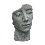 Jardinex - statue visage homme ext�rieur petit format - gris beton 53 cm