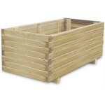 Maison chic - jardinière bac a fleur / rectangulaire 100 x 50 x 40 cm bois Maison chic - jardinière bac a fleur / rectangulaire 100 x 50 x 40 cm bois