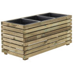 Bac � fleurs 3 pots horizon - 90 x 39, 4 x 40 cm