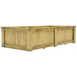 Le poisson qui jardine - jardini�re bois de pin 196 x 100 x 50 cm. tr�s tendance. jardin, patio, balcon ...