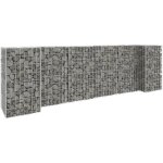 Vidaxl - jardini�re � gabion en h fil d'acier 260x40x80 cm