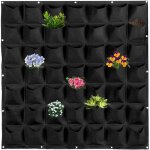 Jardini�re murale verticale, 49 poches pour jardin ext�rieur, sac de plantation vertical � suspendre ...