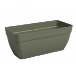Artevasi - jardiniere - plastique - vert sec - rectangulaire - l57, 9 x p37 x h33, 5cm