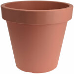 Jardinière en plastique xxl grande - 58 cm / terracotta - jardinière ronde indoor / outdoor Jardinière en plastique xxl grande - 58 cm / terracotta - jardinière ronde indoor / outdoor