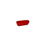Eda - jardini�re cancun - rouge rubis - 38 l - 80 cm plastiques