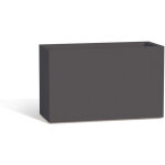 Monacis - jardinière pot de fleurs rectangulaire en résine 80x35 cm mod. flowerpot anthracite Monacis - jardinière pot de fleurs rectangulaire en résine 80x35 cm mod. flowerpot anthracite