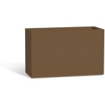 Monacis - jardinière pot de fleurs rectangulaire en résine 80x35 cm mod. flowerpot bronze Monacis - jardinière pot de fleurs rectangulaire en résine 80x35 cm mod. flowerpot bronze
