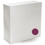 Tekcnoplast - jardini�re pot de fleurs rectangulaire en r�sine 90x30 cm mod. flowerpot top violet