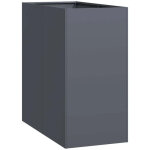 Jardini�re rectangulaire moderne design ext�rieur 40 x 80 x 80 cm espace de plantation id�al en acier ...