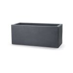 Teraplast - jardini�re schio box 80 anthracite - 80 cm