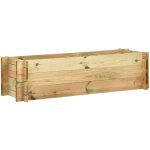 Maison chic - jardinire surleve de lgumes bac a fleur / bois de pin imprgn 120 cm