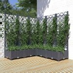S - giant - jardinire avec treillis, bac avec treillis, lit de plantation de jardin, bac a fleur balcon, ...
