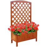 Jardinière avec treillis bois support pot de plantes avec treillis écran avec boîte à fleurs treillis ... Jardinière avec treillis bois support pot de plantes avec treillis écran avec boîte à fleurs treillis ...
