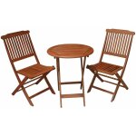 Meuble de balcon set prague table de balcon chaises balcon pliable set 3 - pi�ces brun, 3 - pi�ces pour ...