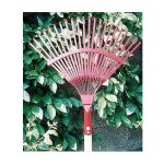 Balai � feuilles / gazon 22 dents fil plat