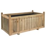 Cerland - bac à fleurs en bois vendome 220 l - 120 x 60 x h50 cm Cerland - bac à fleurs en bois vendome 220 l - 120 x 60 x h50 cm