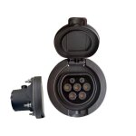Jatrhg - prise de recharge type 2, 32a, 3p, m�le - mod�le t2 32m 3p