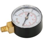 Jauge de pression, jauge de pression d'eau 1 / 8in bspt interface en laiton bonne �tanch�it� � l'air ...