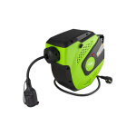 Jbm - enrouleur de c�ble �lectrique - 12m - vert 53584