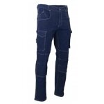 Lma ? jean de travail bleu denim t. 36 ? 99% coton, 1% �lasthanne ? multipoches pour acc�s rapide aux ...