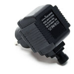 Wiltec transformateur 230 v en 12 v ? 45 x 85 x 70 mm ? 600 ma 7, 2 va ac / ac ? ip 44 ? adapteur de ...