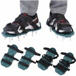 1 paire de sandales d'arateur de pelouse chaussures  pointes d'herbe robustes avec outil de jardin ...