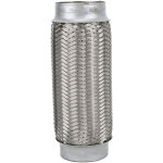 Jeffergarden 2. 5x8in tuyau flexible d'�chappement en acier inoxydable tresse flexible joint tube d'accoupleme ...