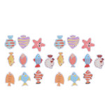 Jeffergarden :2 sets nonslip bathtub stickers matte colorful fish self adhesive waterproof mouldproof ...