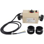 Jeffergarden - 3kw mini chauffe - eau thermostat pour piscine massage baignoire spa batheu standard 220v ...