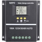 Jeffergarden - contrleur de charge solaire mppt, double port usb, cran lcd rtroclair, rgulateur ...