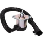 Jeffergarden �lectrovanne d'arr�t de carburant 1g577 60011 12 v 3 broches de remplacement pour chargeuse ...