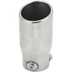 Jeffergarden embout d'�chappement en acier inoxydable entr�e de tuyau de queue 63mm sortie 76mm longueur ...