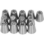 Jeffergarden embouts de glaage de fleurs de nol, 13 pi�ces, buses en acier inoxydable, pointes de d�coration ...