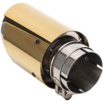 Jeffergarden gorge de queue de voiture en acier inoxydable, entr�e 63mm / 2, 5 pouces, sortie 89mm / ...